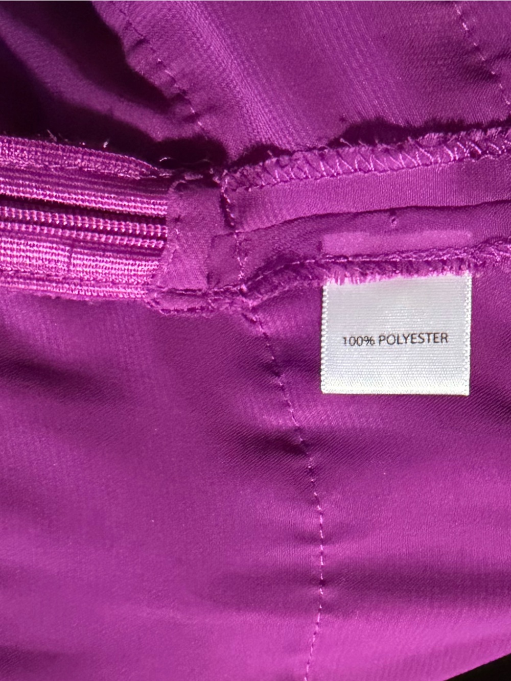 5/48 Purple Ruffle Tank Top - Picture 3 of 4